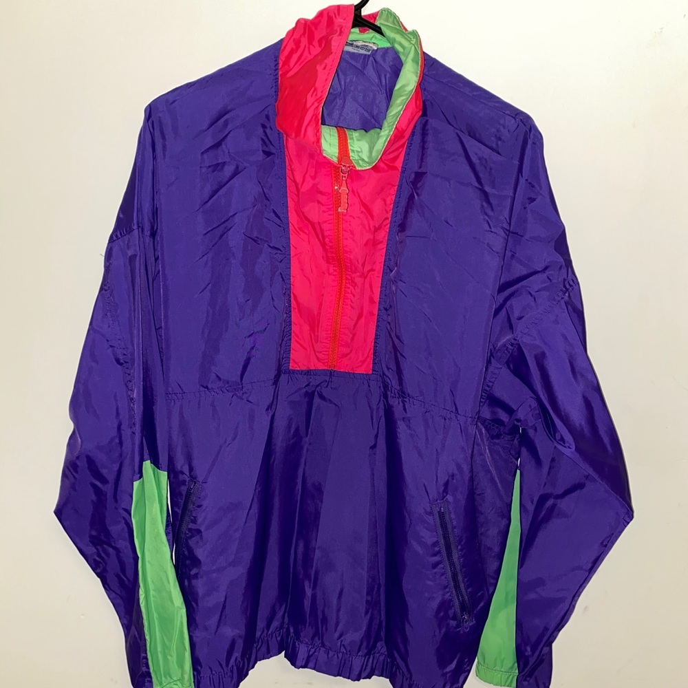 Vintage Colorful Windbreaker